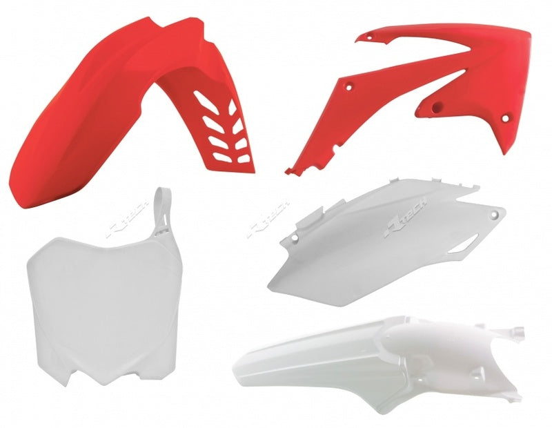 RACETECH Plastic Kit OEM Color Red/White Honda CRF250R/450R
