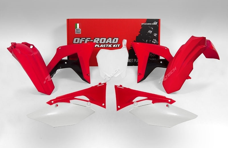 RACETECH Plastic Kit OEM Color (2017) Red/Black/White Honda CRF450R