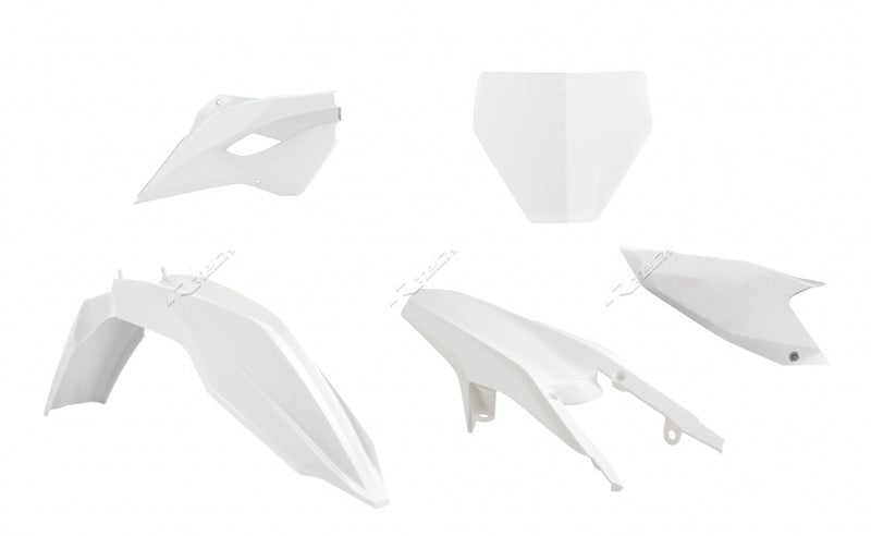 RACETECH Plastic Kit OEM Color White Husqvarna TC85