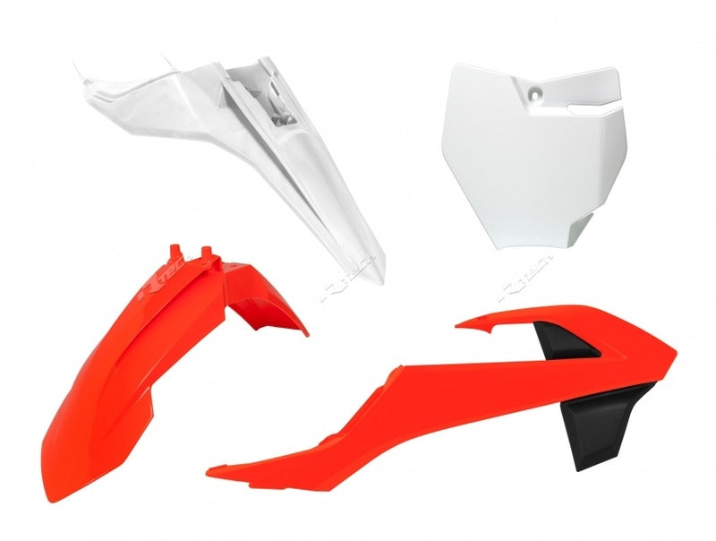 RACETECH Plastic Kit OEM Color (2016) Orange/White KTM SX65