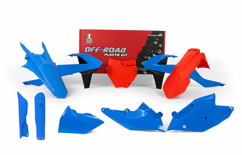 RACETECH Plastic Kit Blue/Orange Limited Edition KTM