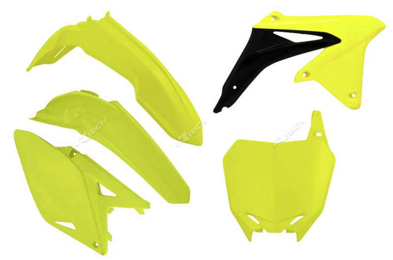 RACETECH Plastic Kit Neon Yellow Suzuki RM-Z250