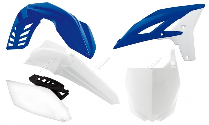 RACETECH Plastic Kit OEM Colour (2013) Blue/White Yamaha YZ250F