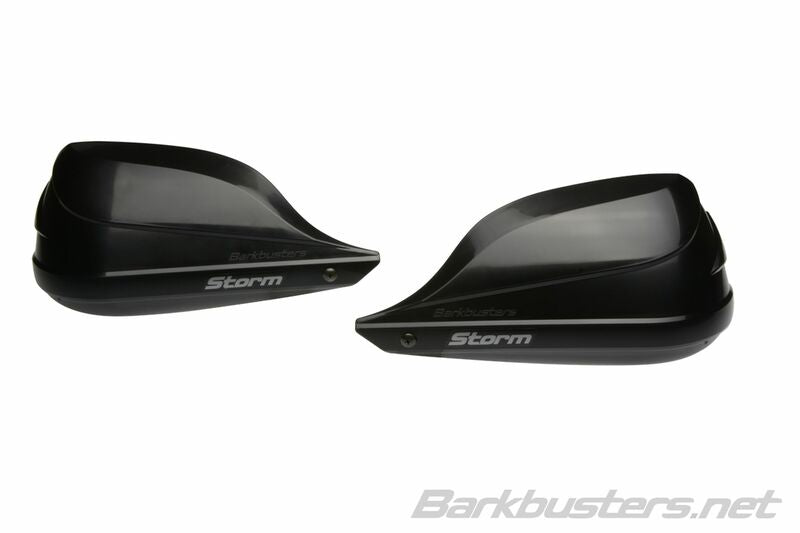 BARKBUSTERS Storm Handguard Kit Single Point Bar End Mount Hollow Black