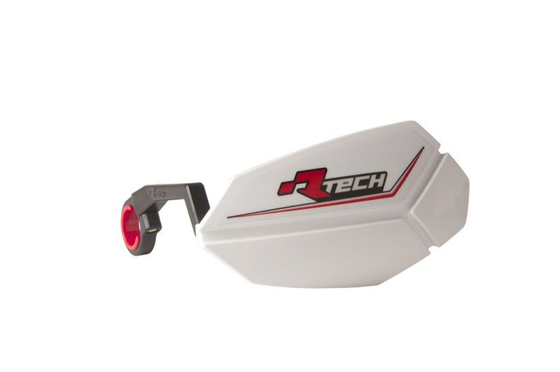 RACETECH R20 Handguards - White E-Bike