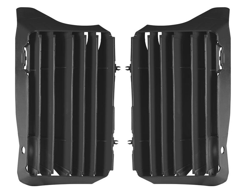 RACETECH Radiator Covers Black Honda CRF450R