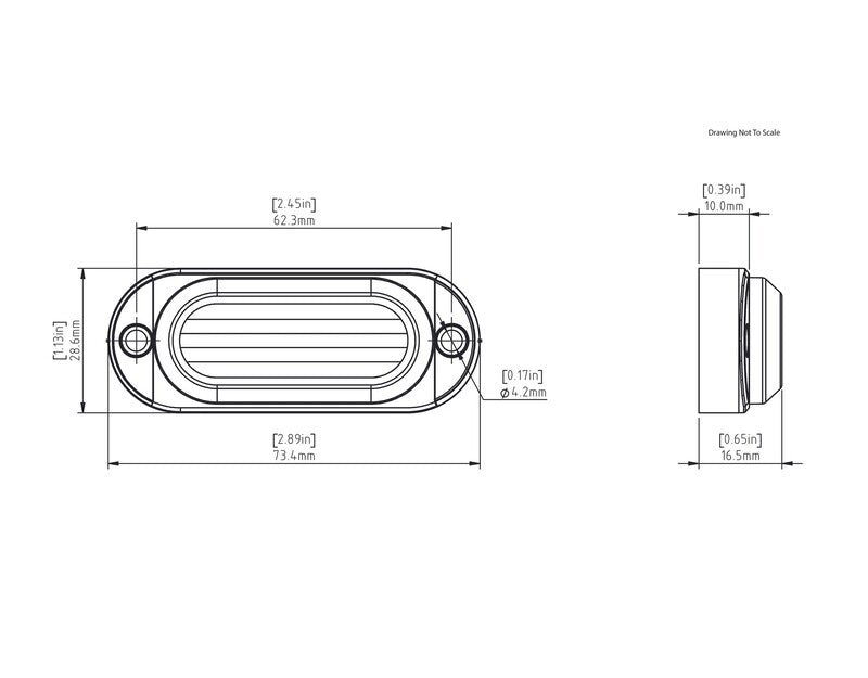 DENALI T3 Modular Switchback Signal Pods Front - by pair