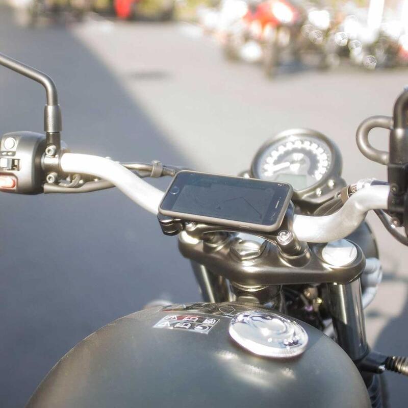 SP CONNECT Moto Bundle fixed on Handlebar - Samsung S20 Ultra