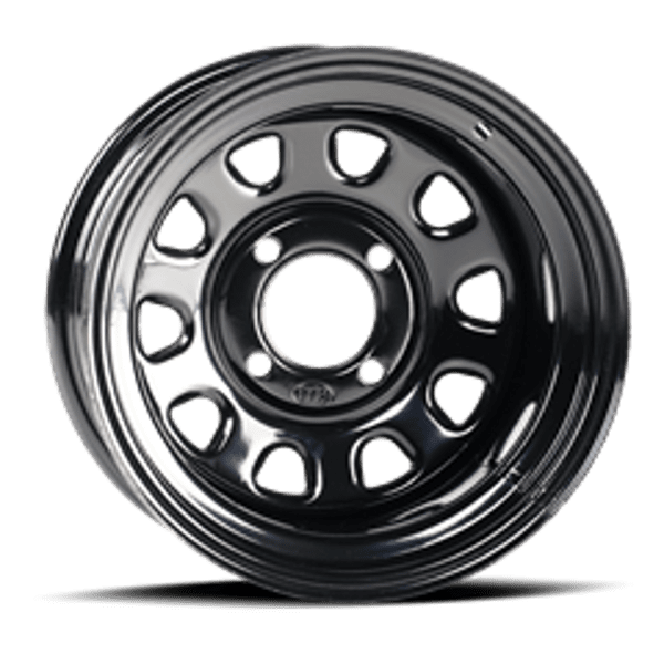ITP Stålfälg Delta svart 14x7 4/156 12mm 4+3
