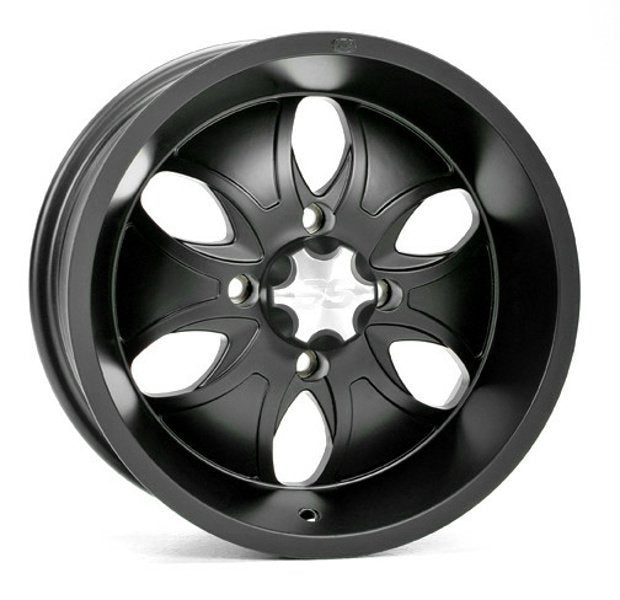 ITP 6 Utility Rim Aluminum Black 14x7