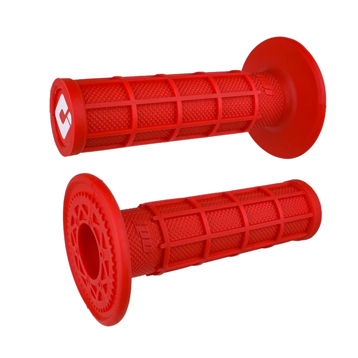 ODI Glue-On Grip Full-Waffle MX Single-Ply (Ruffian) Red