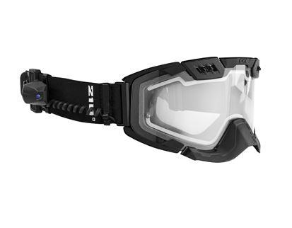 CKX El Goggles 210° Airflow matt svart/klar lins