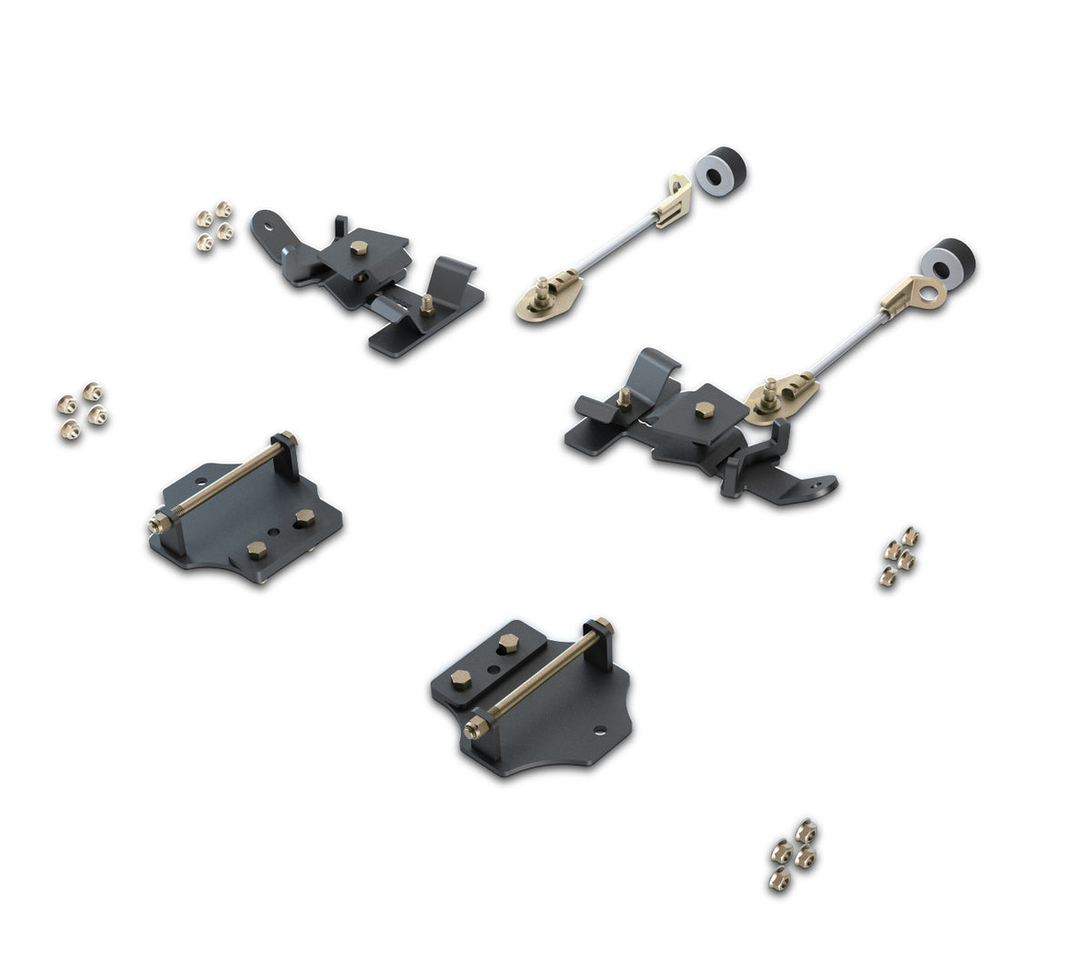 Camso/TJD Adaptorkit för bandsats Segway Snarler AT10 Standard/Premium