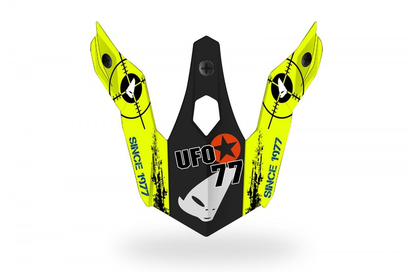 UFO Bomber Peak Grey/Red/Yellow/Blue