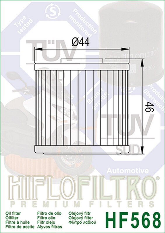 HIFLOFILTRO Oil Filter - HF568