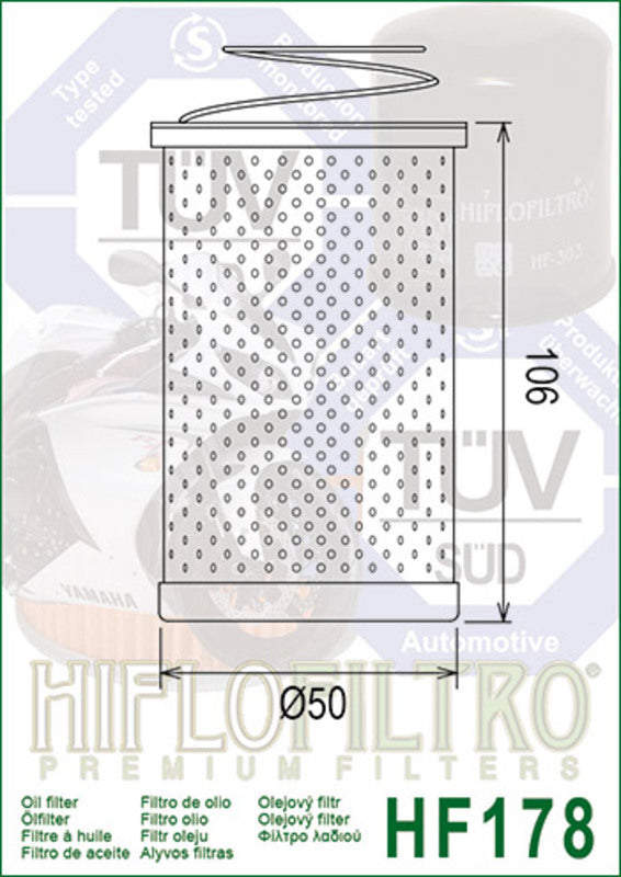 HIFLOFILTRO Oil Filter - HF178