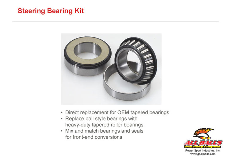 ALL BALLS Steering Shaft Bearing Kit Yamaha