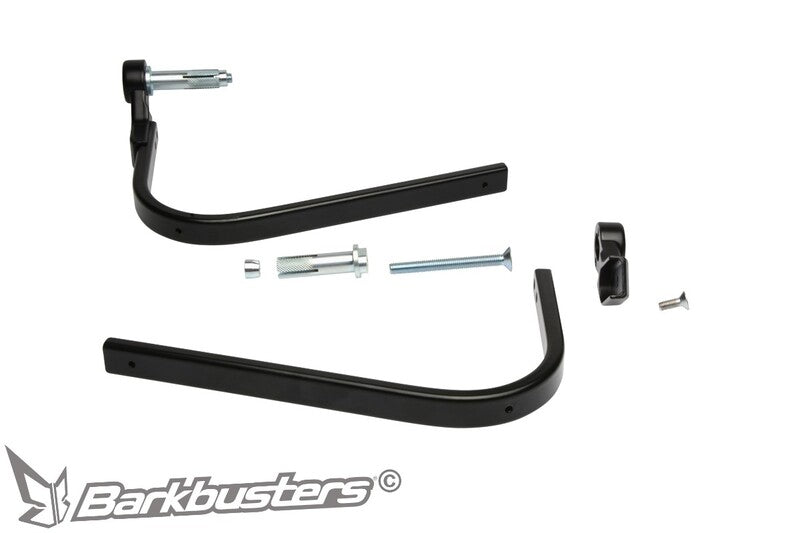 BARKBUSTERS Universal Hardware Kit Single Point Bar End Mount Hollow Black