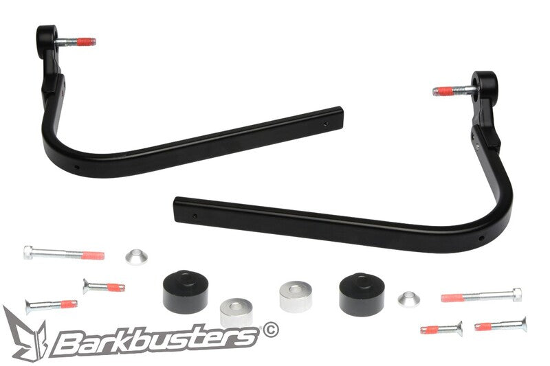 BARKBUSTERS Universal Hardware Kit Single Point Bar End Threaded Black