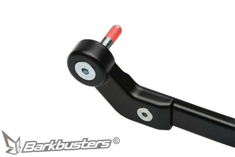 BARKBUSTERS Universal Hardware Kit Single Point Bar End Threaded Black