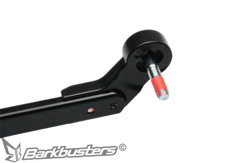 BARKBUSTERS Universal Hardware Kit Single Point Bar End Threaded Black