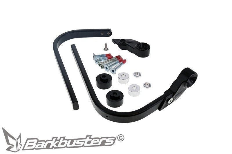 BARKBUSTERS Universal Hardware Kit Single Point Bar End Threaded Black