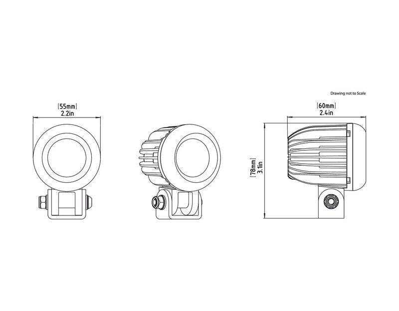DENALI D2 LED Additional Lighting 10W - By Unit