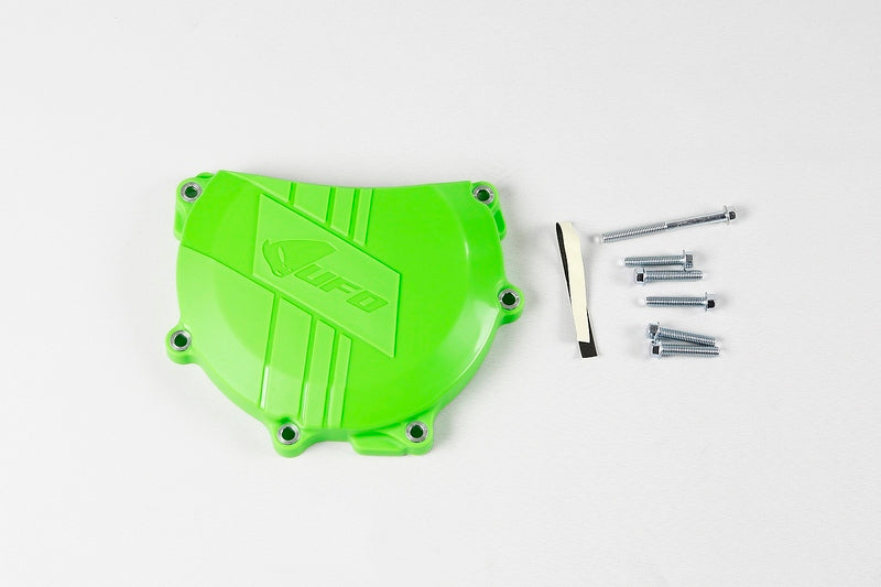 UFO Green Clutch Cover Protection Kawasaki KX450F