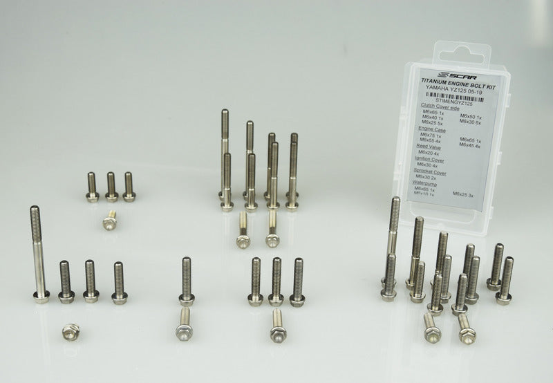 SCAR Engine Screw Kit Titanium 50 Screws