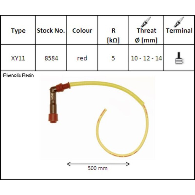 NGK Ignition Wire Set LY11 102° Bent