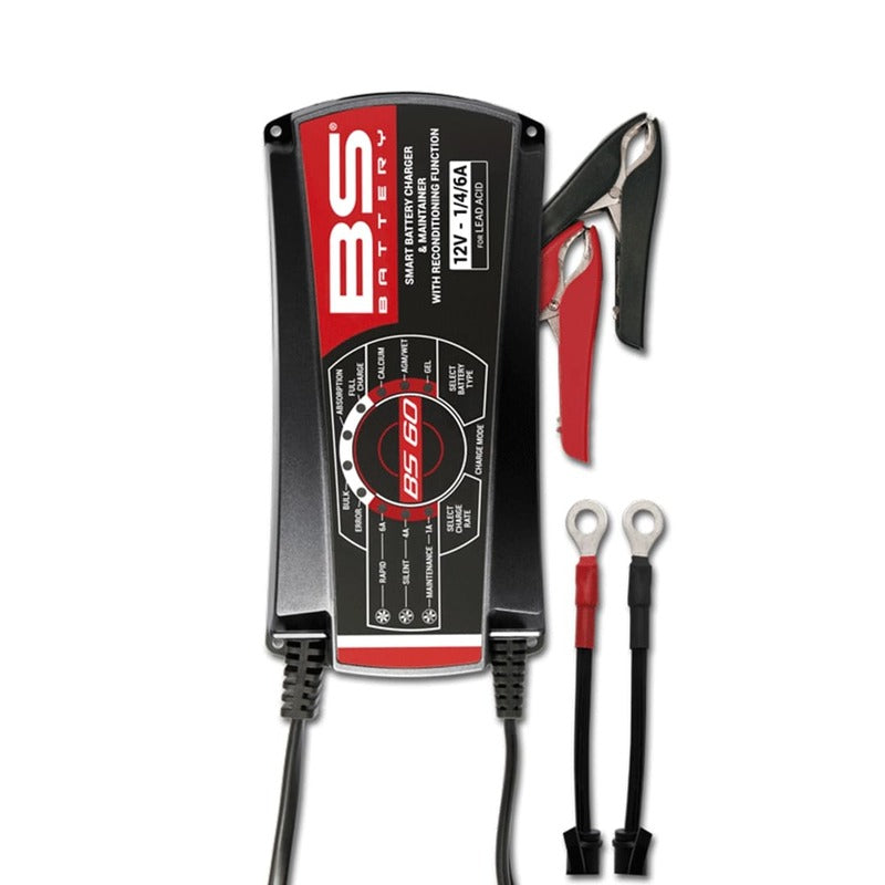 BS BATTERY BS60 Pro-Smart Battery Charger - 12V 1/4/6A
