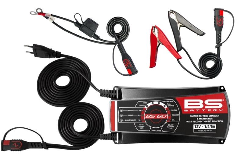 BS BATTERY BS60 Pro-Smart Battery Charger - 12V 1/4/6A