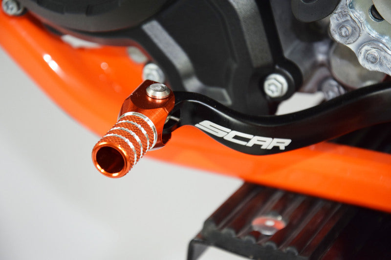 SCAR Gear Shift Lever Black/Orange Endpiece