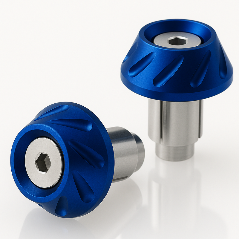 BIHR Next Bar Ends Ø14-17mm Blue