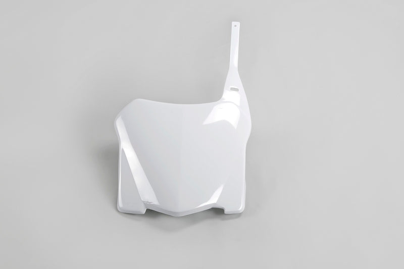 UFO Front Plate Husqvarna White Honda CRF250R/450R
