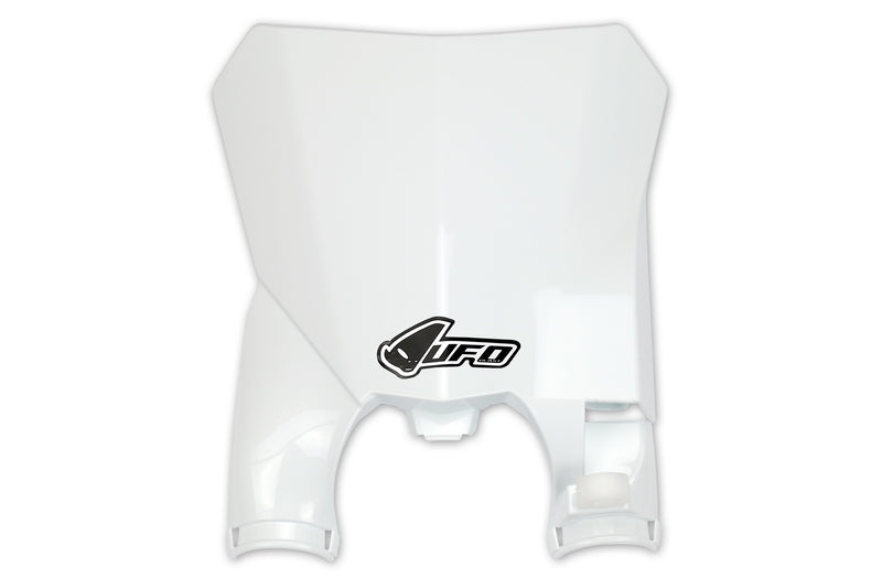 UFO Stadium Front Number Plate White Honda CRF450R/RX