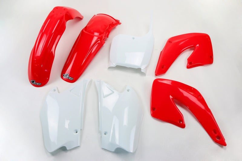UFO Plastic Kit OEM Color Red/White Honda CR125R/250R