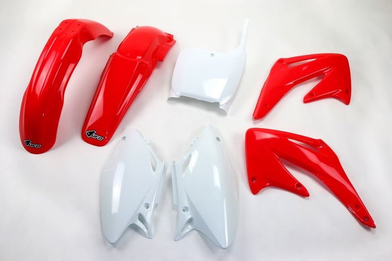 UFO Plastic Kit OEM Color Red/White Honda CRF250R/450R