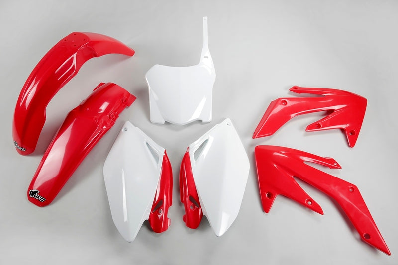 UFO Plastic Kit OEM Color Red/White (2009) Honda CRF250R