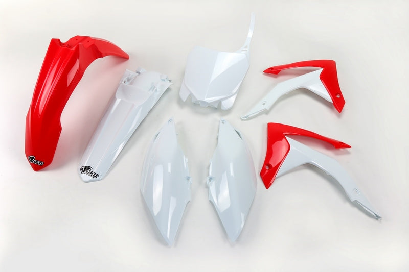 UFO Plastic Kit OEM Color Red/White Honda CRF250R/450R