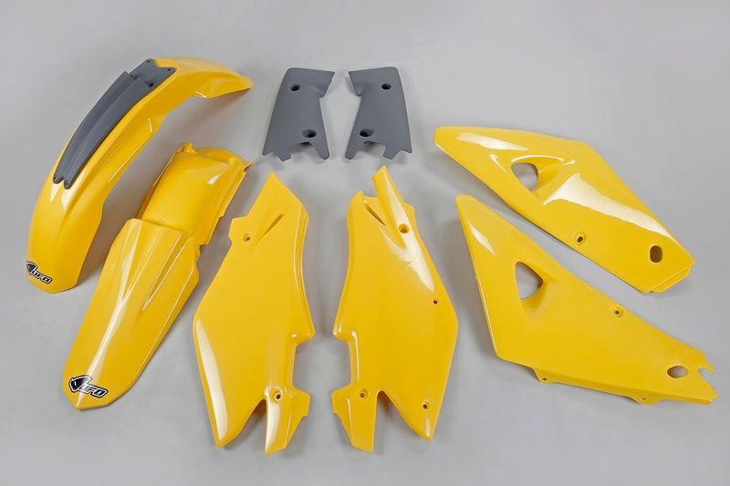 UFO Plastic Kit OEM Color Yellow/Grey Husqvarna CR125/250