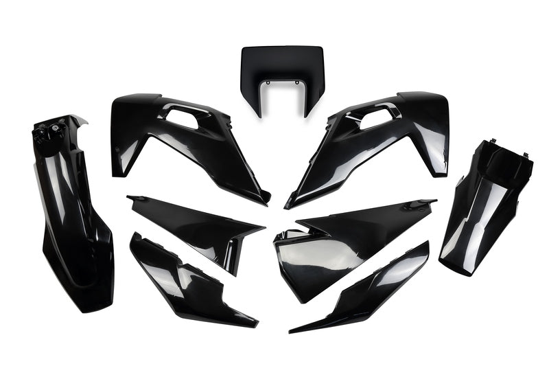 UFO Plastic Kit Black Husqvarna FE/TE