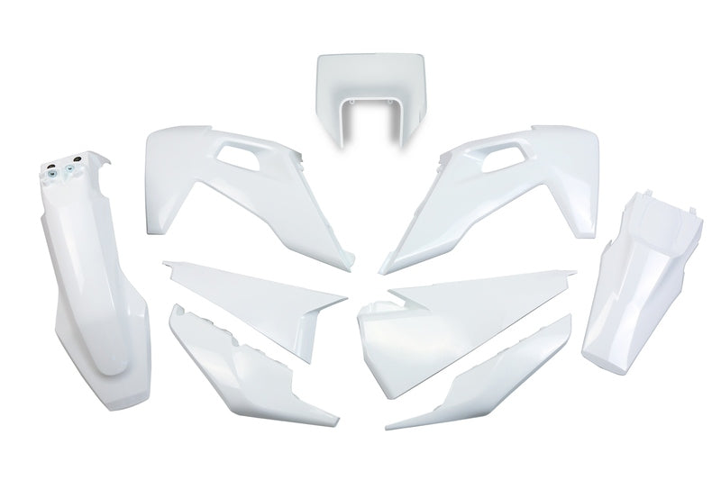 UFO Plastic Kit White Husqvarna FE/TE