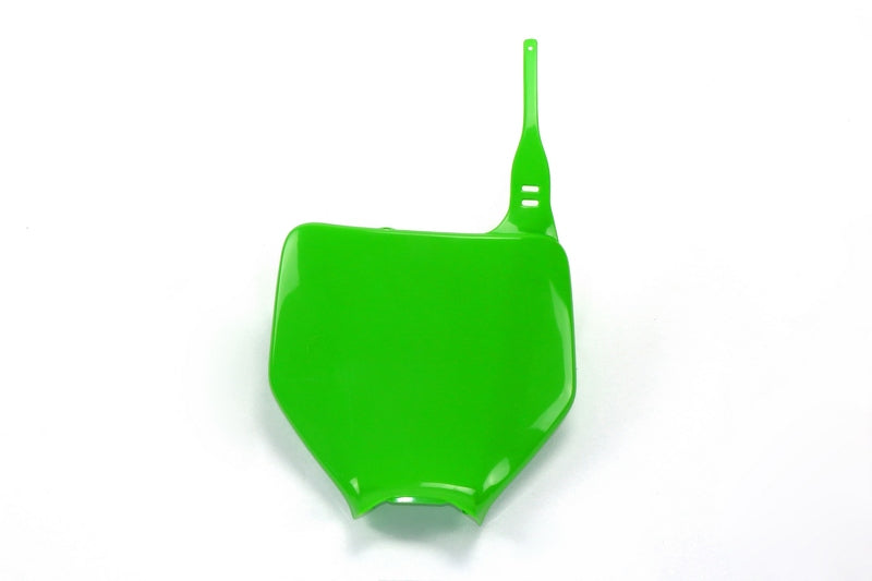 UFO Front Number Plate Green Kawasaki