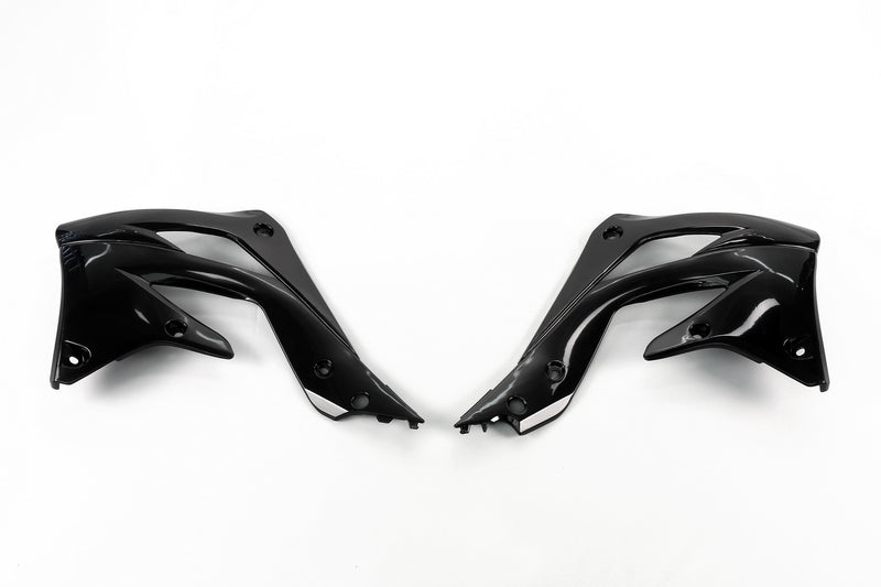 UFO Radiator Covers Black Kawasaki KX450F