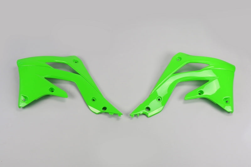 UFO Radiator Covers Green Kawasaki KX450F