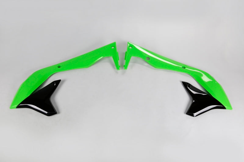 UFO Radiator Covers Green Kawasaki KX450F