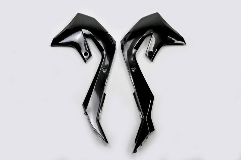 UFO Radiator Covers Black Kawasaki KX450