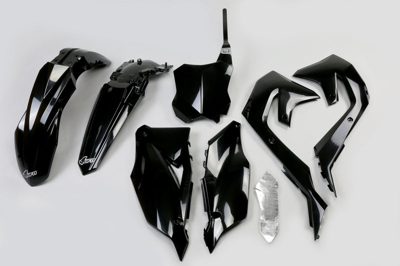 UFO Plastic Kit Black Kawasaki KX450