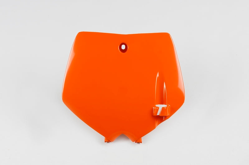 UFO Front Number Plate Orange KTM SX65
